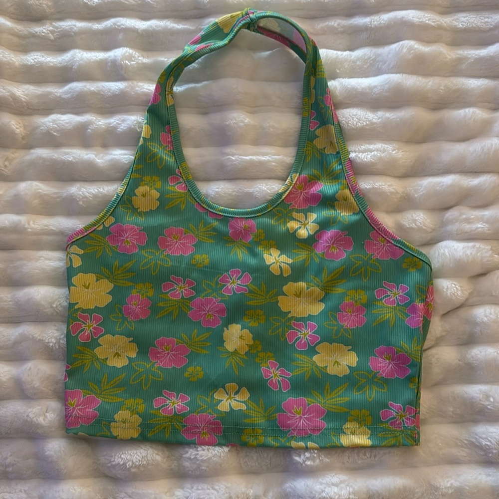 SHEIN Floral halter top